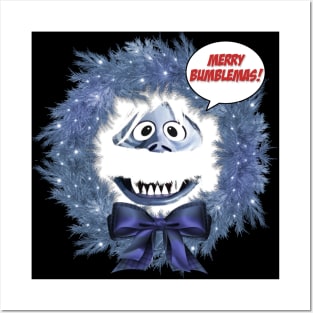 CHRISTMAS ABOMINABLE BUMBLE WREATH! Posters and Art